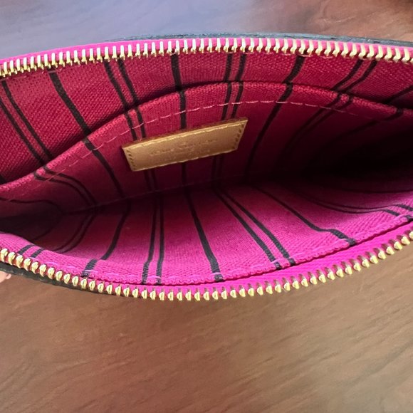 Louis Vuitton Monogram Brown and Gold Wristlet - Picture 11 of 13